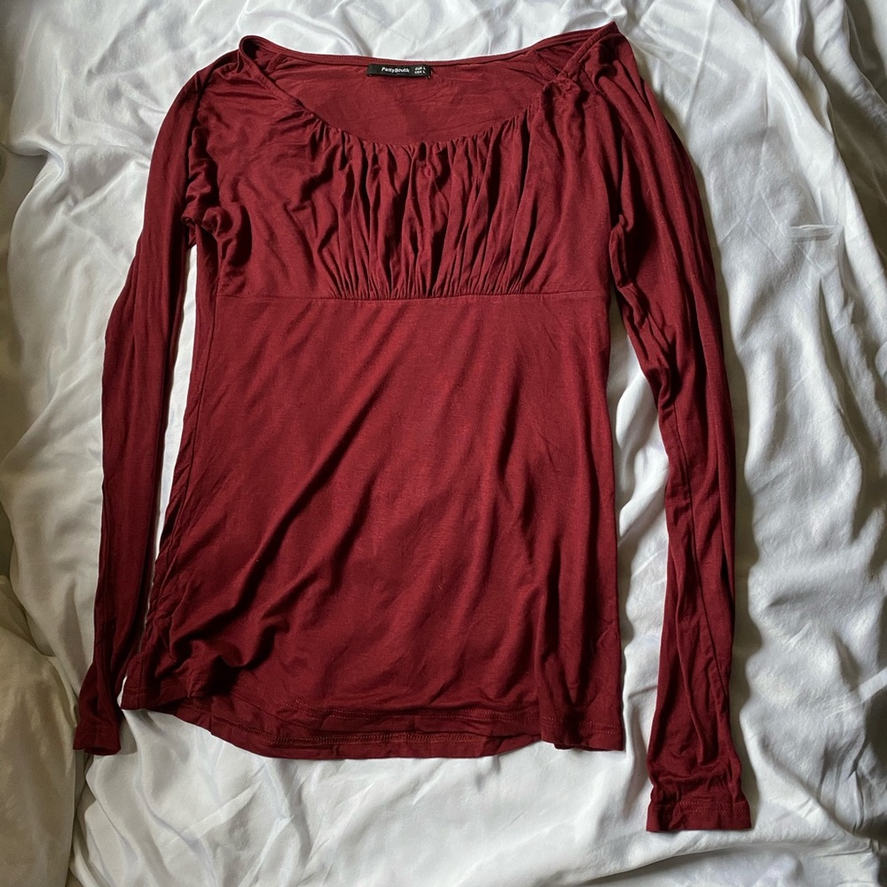 Red pattyboutik long sleeve